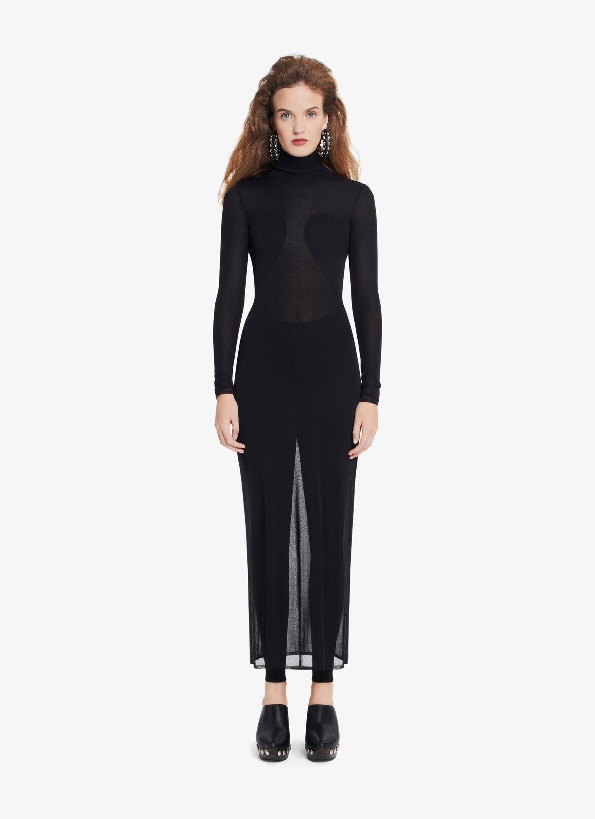 FULL-LENGTH BODYSHEER BODYSUIT ALAÏA BLACK FULL-LENGTH BODYSHEER BODYSUIT